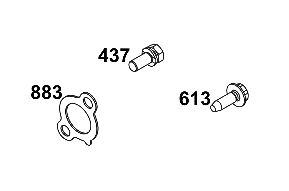Exhaust Group Diagram and Parts List for 356777-0048-B5 200000 - 399999 Briggs and Stratton Engine